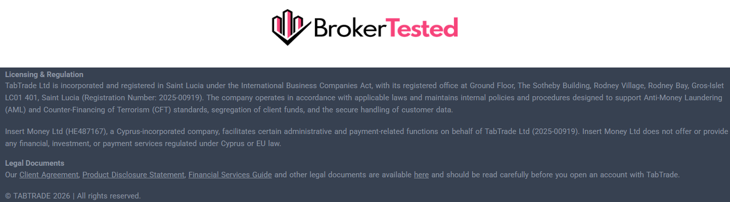 TabTrade License Review